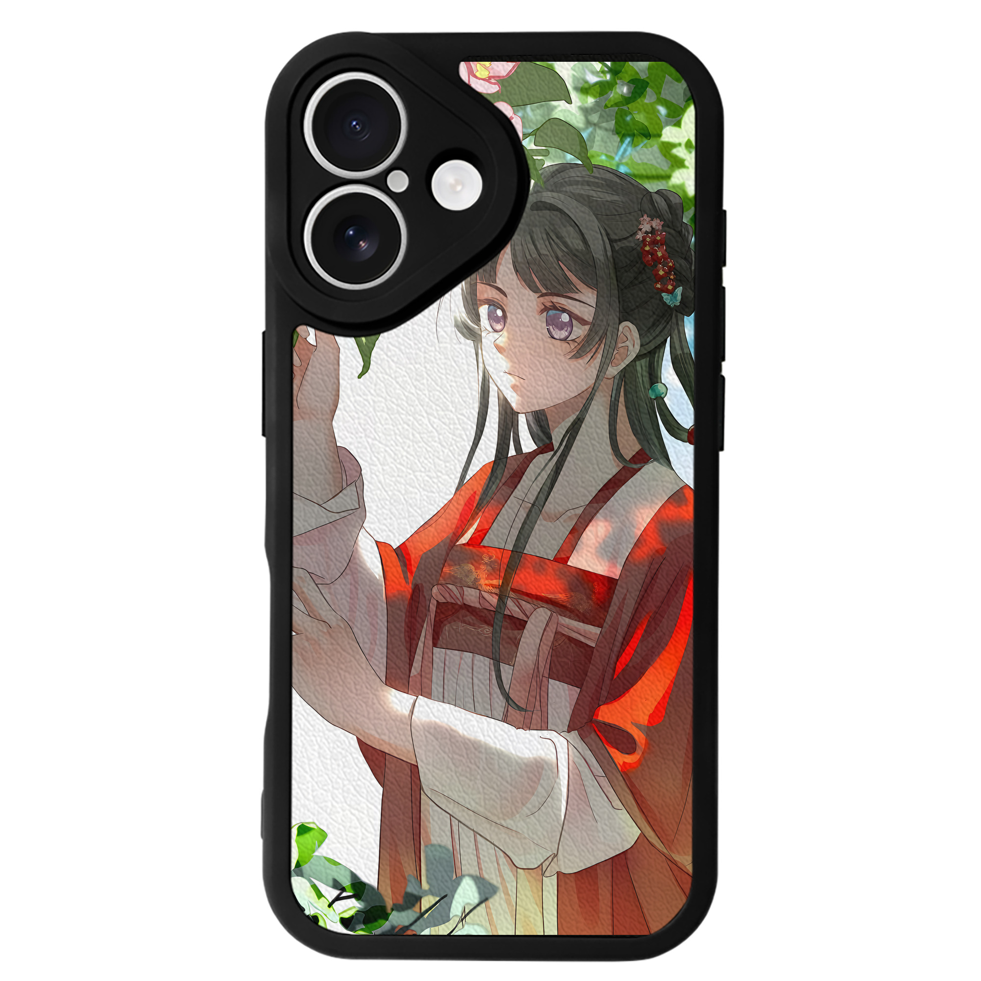 （画像用） 薬屋のひとりごと The Apothecary Diaries 【iPhone 16シリーズ対応】シリコンスマホケース（レザー調） 材質：シリコン